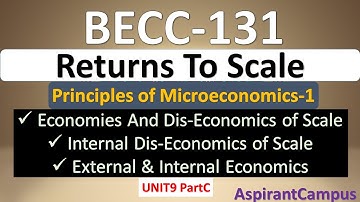 BECC131- Returns To Scale