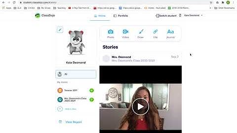 How to Add documents and photos to your portfolio in Class Dojo.