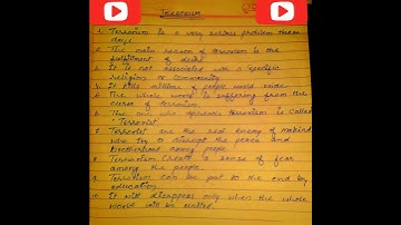 10 Line on terrorism | Lecture | Group discussion #shorts #viral #ytshorts