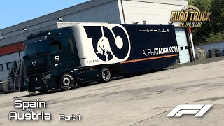 Euro Truck Simulator 2 - Alpha Tauri - Spain to Austria - Renault - PT1 screenshot 1