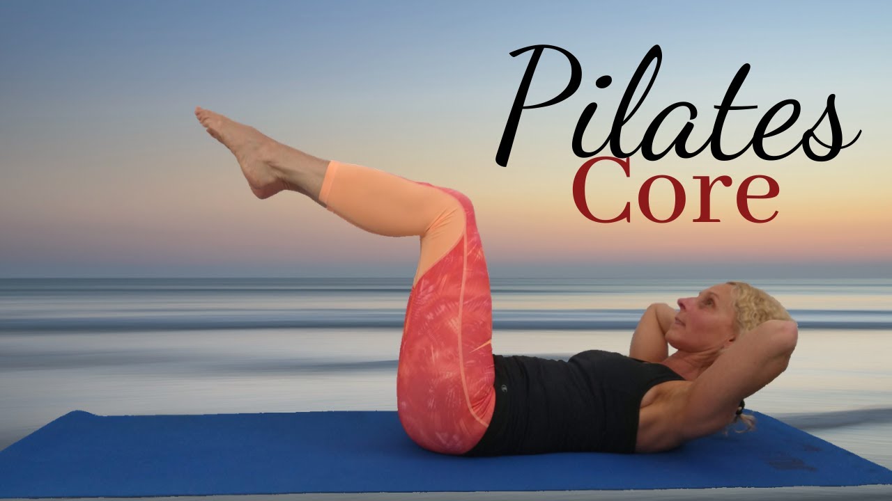 Pilates core and hip workout to loose belly fat YouTube