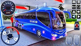 Bus Simulator : Ultimate #7 - New Blue Cargo Coach Bus Driver - Android GamePlay screenshot 1