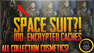 100~ Encrypted Cache Opening! SPACE SUIT?! Full collection Cosmetics (The Division 1.7)