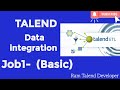 Talend data integration  real time jobs talend basic jobs etl process 