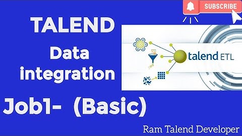 Talend -Data Integration | Real time Jobs |Talend Basic Jobs| ETL Process |