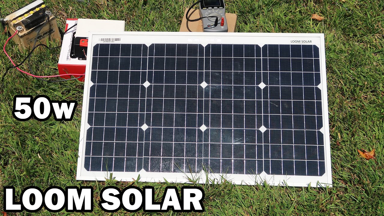 Loom Solar 50w 20v Solar Panel