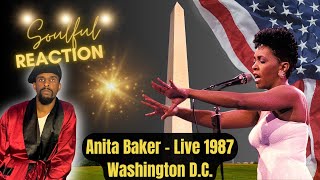 BEST VOICE! | REACTION Anita Baker - Live Washington, DC 1987 | No One In The World