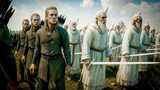 3,099,968 LOTR URUK ORCS LED BY SAURON VS 570,055 GONDOR WARRIORS & ELVES LED BY LEGOLAS AND GANDALF