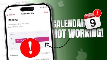 How to Fix Calendar Alerts Not Working on iPhone | iOS 18 Calendar Notifications Not Working