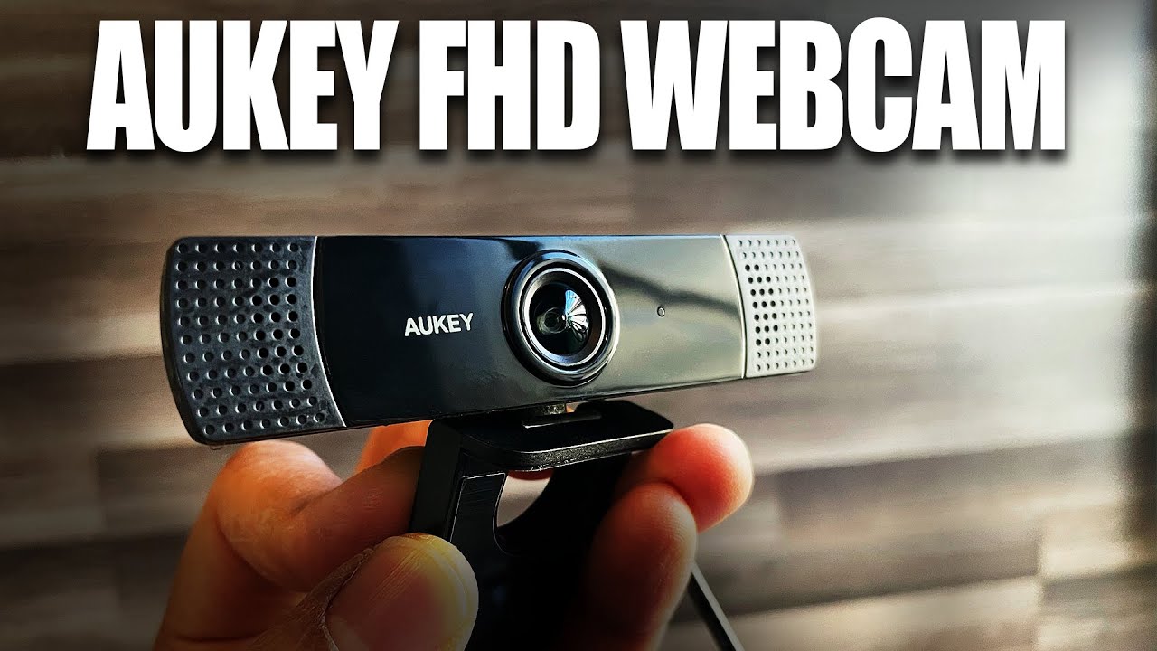 AUKEY Stream Webcam 1080P Dual Mic PC-LM1E black, USB 2.0 - Ecomedia AG