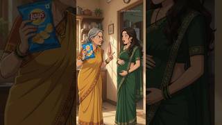 Saas Threw Away Pregnant Bahu’s Chips ? Then Made THIS! ❤️ | Gond Ladoo #shorts #viral #viralvideo