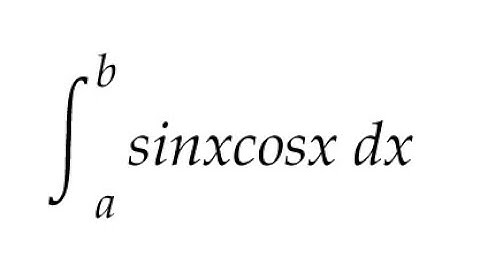 taking a definite integral of [sinx cosx]