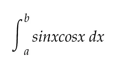 taking a definite integral of [sinx cosx]