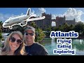 Flying to the Bahamas | Harborside Resort 1 Bedroom | Flying our Food | Exploring Atlantis Bahamas