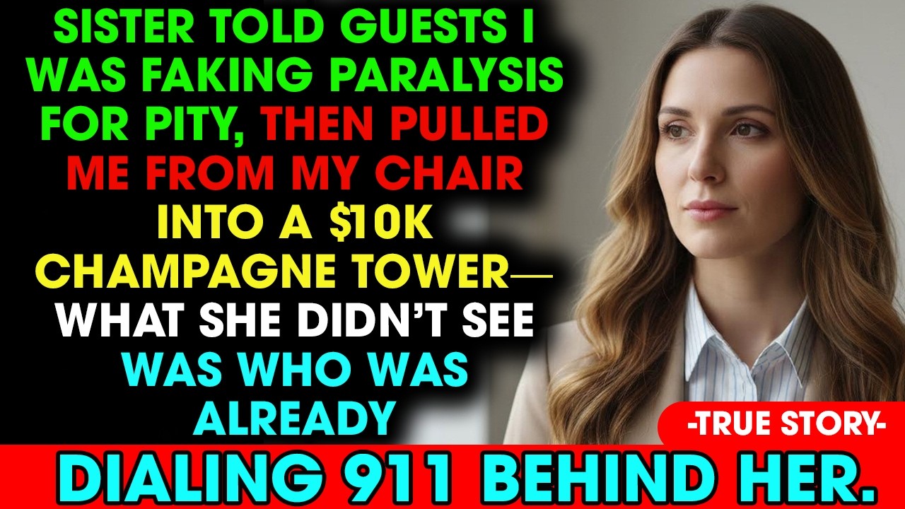 My Sister Pushed Me Out of My Wheelchair at Her Engagement Party, “Stop Faking for Attention...”