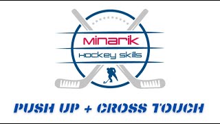 PUSH UP + CROSS TOUCH - Off-ice Drills For Hockey Players