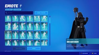 Fortnite Darth Vader With All My Emotes!😈☠️👺💀🖤👺