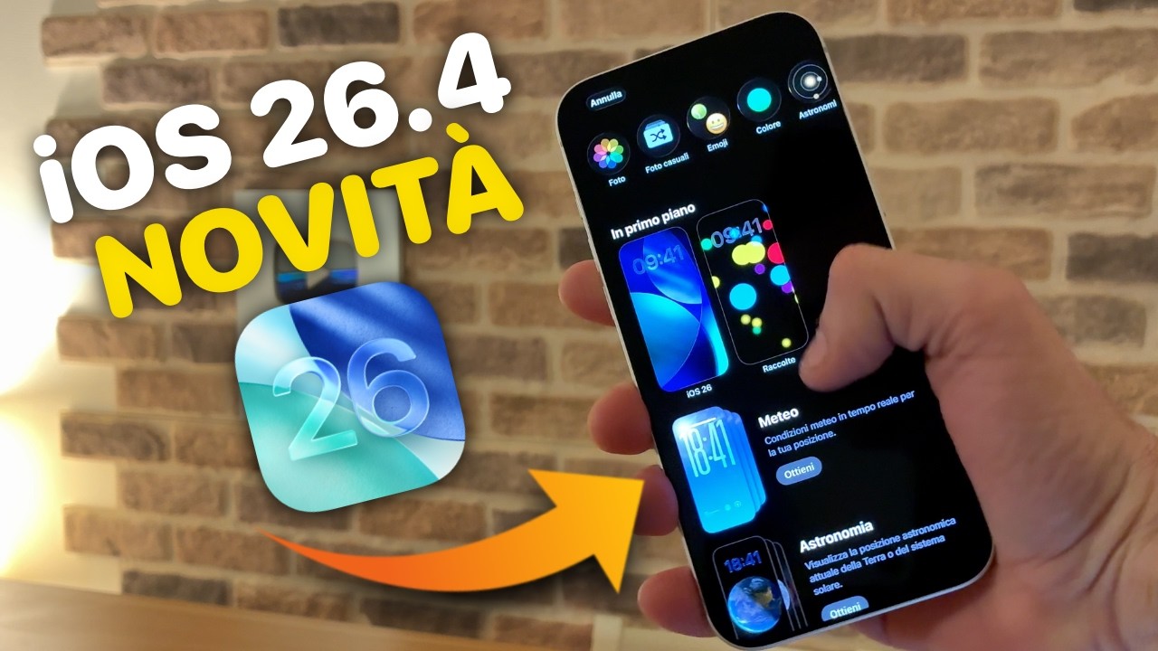 FUORI ORA iOS 26.4 beta 1 📱 Ecco le 10 Novità Rilasciate per iPhone ...