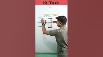 3+3=5 Balance this equation by move 1 stick | Mind game| challenges| IQ Test| #shorts #matchstick