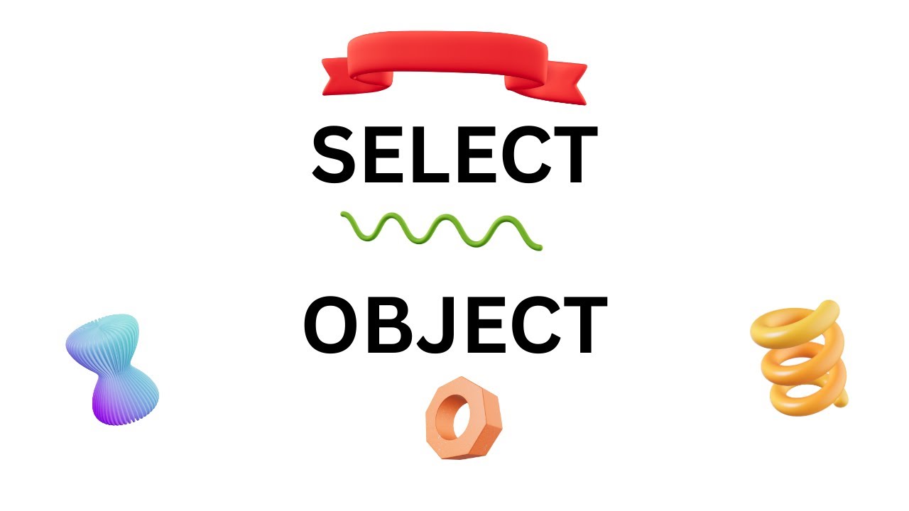 How to Select Objects in Blender (Beginner Guide) - YouTube