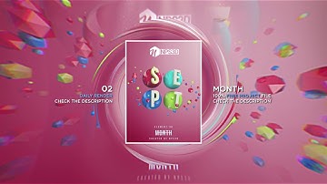 Daily Render 002 | Element 3D Month |Free Project Files | After Effects | Element 3d | Nps3D