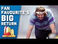 Lightning-fast Jordan appears after the Flash-Jordan Brick is played | LEGO Masters Australia 2020