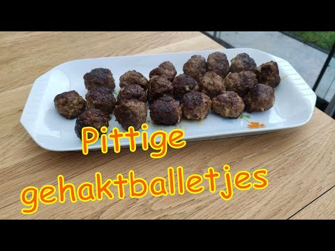 Video: Pittige Gehaktballen