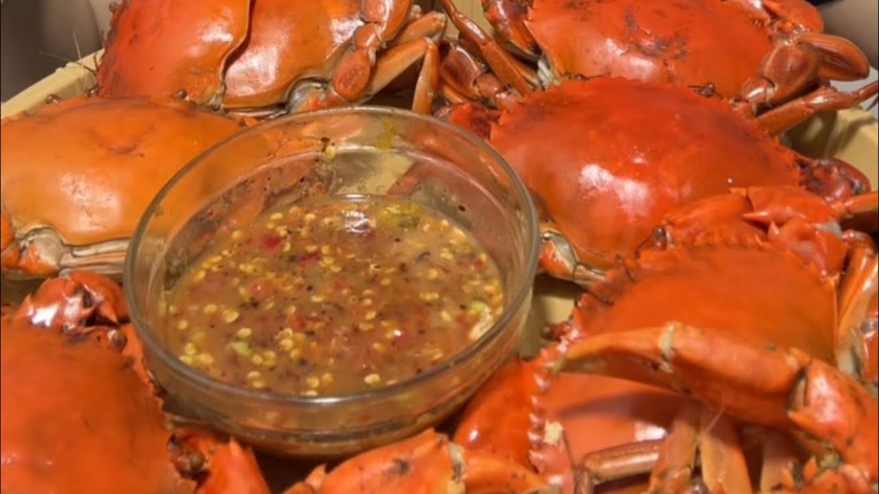 Ăn nguyên mâm cua gạch béoo ngậy❤️