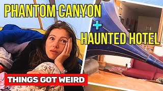 Nothing Was There… But SOMETHING TOUCHED ME 😱 Colorado’s Phantom Canyon + Haunted Victor Hotel 👻