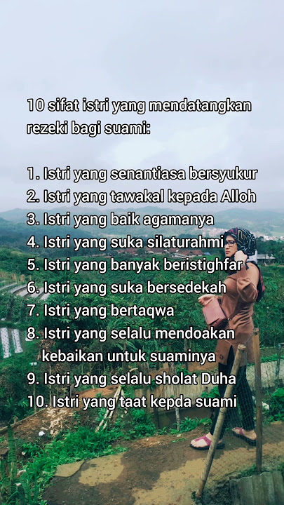 Story WA Islami || 10 Sifat Istri Pembawa Rezeki || Rhoma Irama Istri Sholehah #shorts