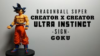 Estátua Banpresto Bandai Dragon Ball Super Goku Instinto Superior Creator X  Creator Ver. B - Início