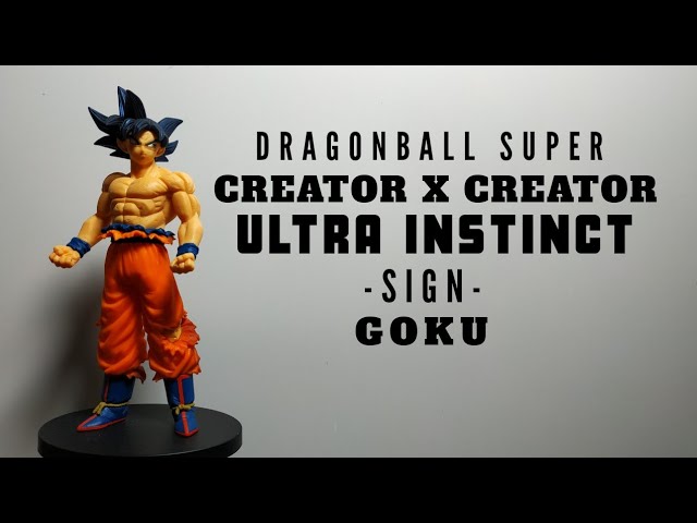 FIGURE DRAGON BALL SUPER - GOKU INSTINTO SUPERIOR - CREATOR X
