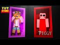 ESCAPING PIGGYS HOTEL IN MINECRAFT! *Chapter 12* | Minecraft Toy Store | Little Kelly