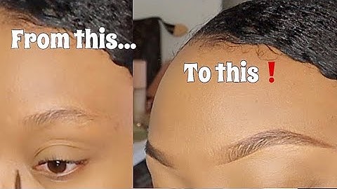 Beginner friendly brow tutorial for thin/sparse brows|MUST WATCH!|