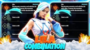 Br Rank Best Character Combination In Free Fire | Lila Character Skills Combination 2024 @Rakus118