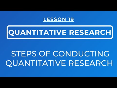 how does quantitative research help a business