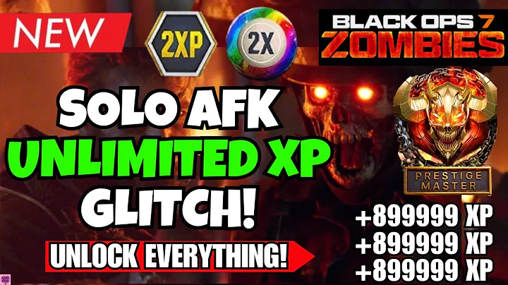 NEW BO7 SOLO AFK UNLIMITED XP GLITCH! FAST LEVEL 1000 & UNLIMITED TOKENS METHOD (BO7 ZOMBIES GLITCH)