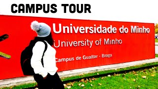 UNIVERSITY OF MINHO CAMPUS TOUR BRAGA, PORTUGAL | TOUR PELA UNIVASIDADE DO MINHO-ESTUDAR EM PORTUGAL