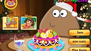 POU GAMES FOR KIDS - Pou Christmas Cake 2015 HD screenshot 5