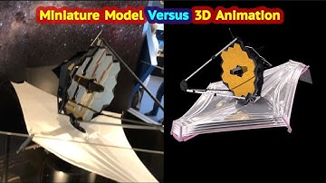 JWST Deployment (Model Versus 3D Animation): James Webb Space Telescope