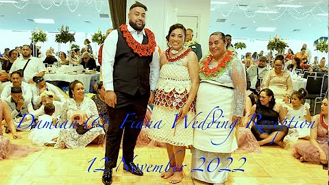 Damian Tahifote & Fiana Tahifote Wedding Reception...