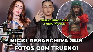 Trueno REACCIONA a Nicki Nicole! DESARCHIVA fotos de MAMICHULA! 😱 #nickinicole