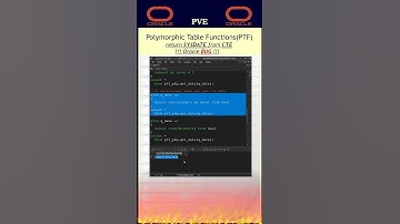 PTF: return SYSDATE from CTE(oracle BUG) #coding #oracle #sql