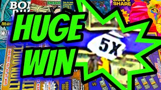 HUGE WIN - $50 Billion Dollar Extravaganza and 5 $10 Mass Lottery Scratch Tickets