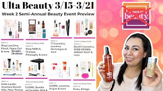 ULTA SEMI ANNUAL BEAUTY EVENT, WEEK TWO OF ULTA DEALS