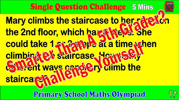 Primary School Math Olympiad - Single Question Challenge, 5 Minutes.