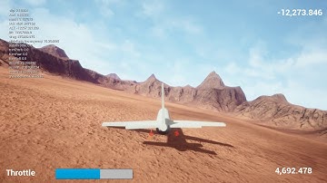 UE4 - Early Physics Flight Tests
