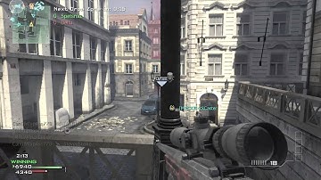 MW3 Sniping Gameplay Drop Zone