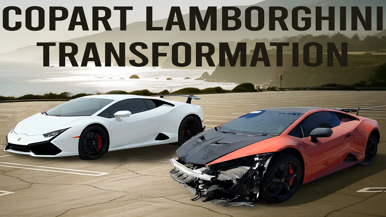 I BOUGHT A SALVAGE LAMBORGHINI HURACAN FROM COPART AND FULLY REBUILT IT!