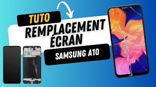 Samsung A10 : Remplacement d'écran (vitre tactile + afficheur sur chassis) Tutoriel